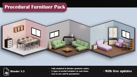 Procedural Furniture Pack