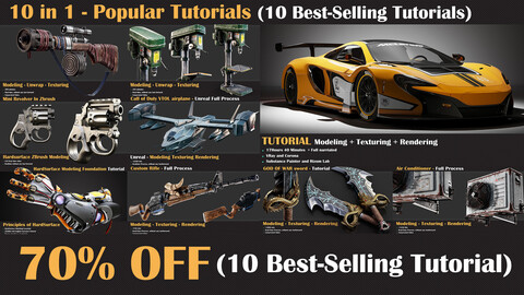 10 in 1 - Popular Tutorials ( 10 Best-Selling Tutorials )