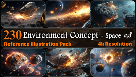 230 Environment Concept - Space Reference Pack | 4K | v.8