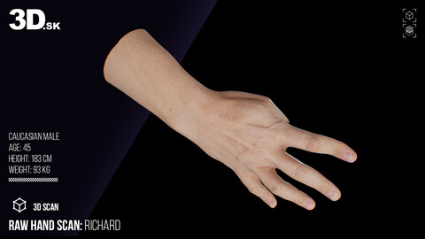 Raw Hand Scan | Richard Four