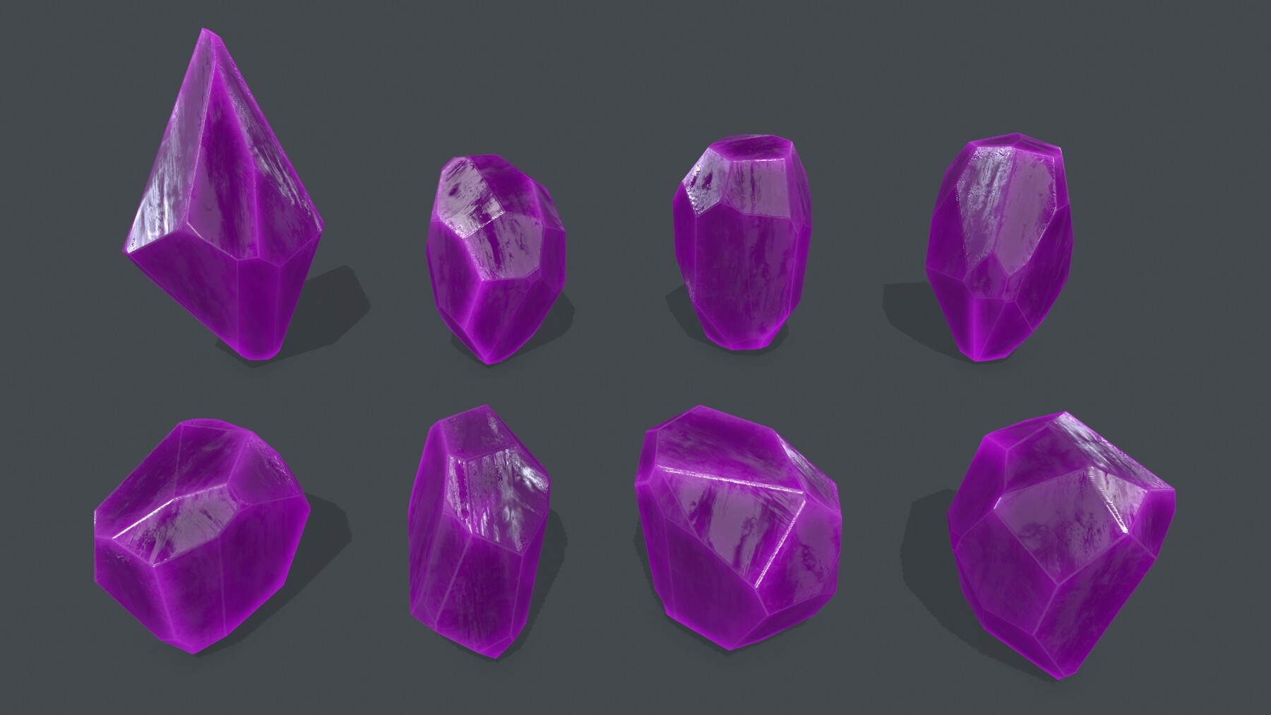 ArtStation - crystal set | Game Assets