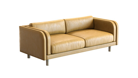 3D Model / Crate&Barrel Pershing Sofa