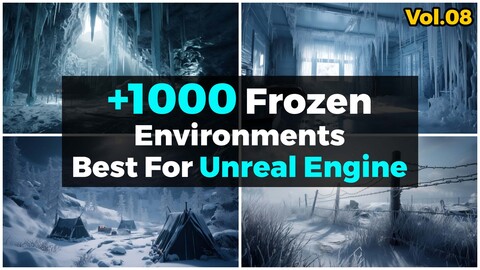 +1000 Frozen Environment Concept Best For Unreal Engine (4k) | Vol_08