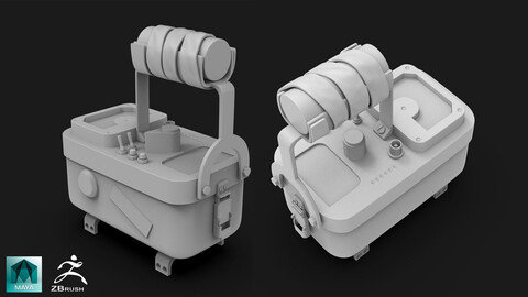 Geiger Counter Highpoly