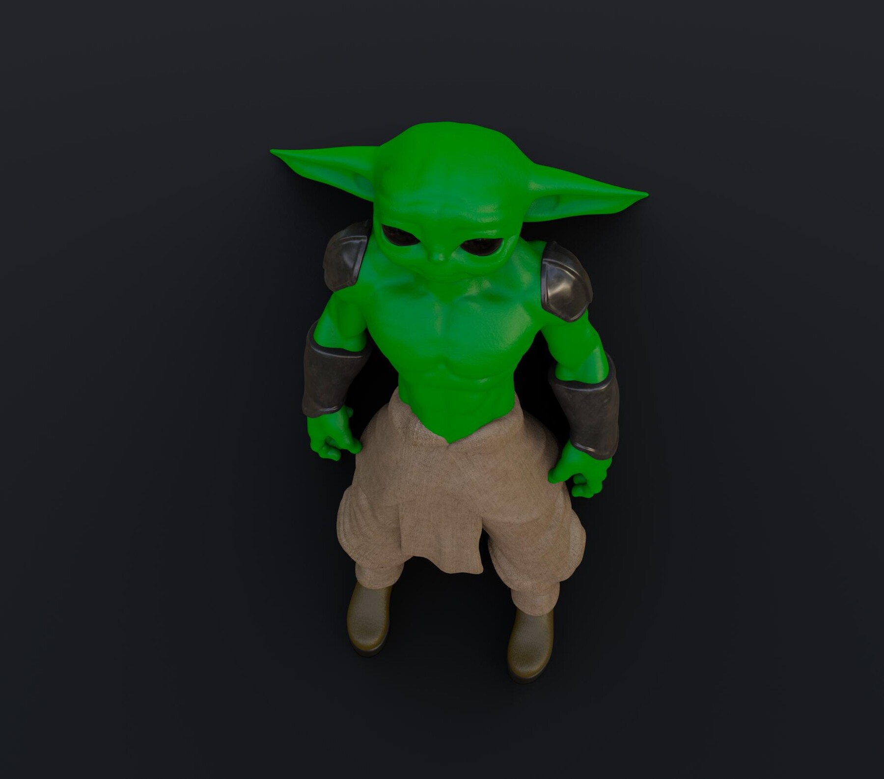 ArtStation - Baby Yoda Mandalorian