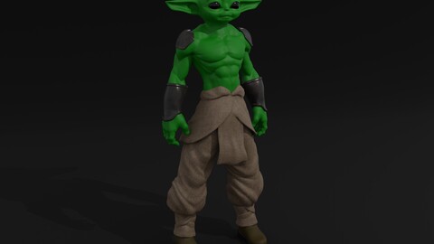 Muscular Baby Yoda