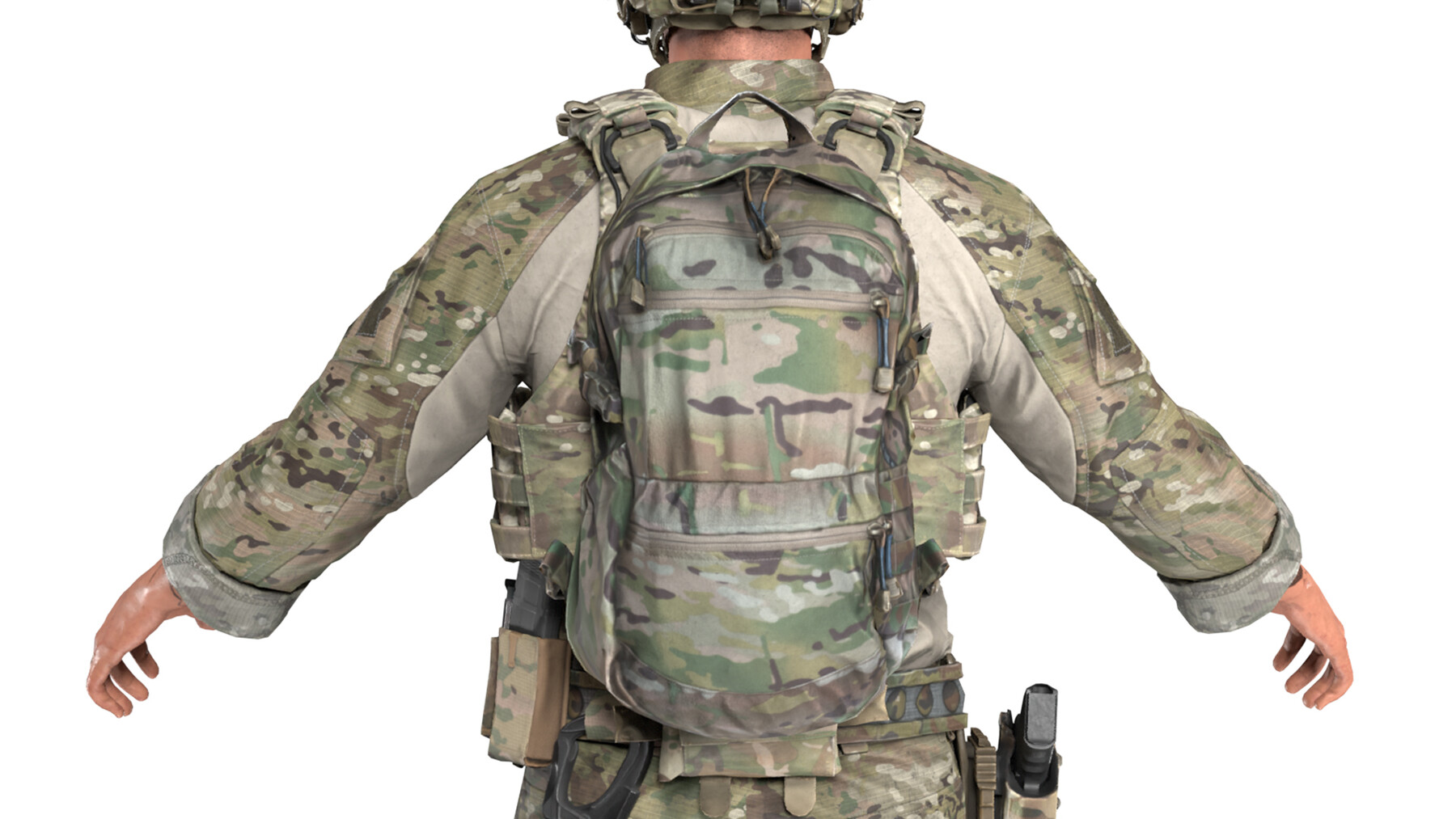 ArtStation - AVS CRYE PRECISION BACKPACK | Game Assets