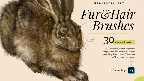 Realistic Fur & Hair Brushes