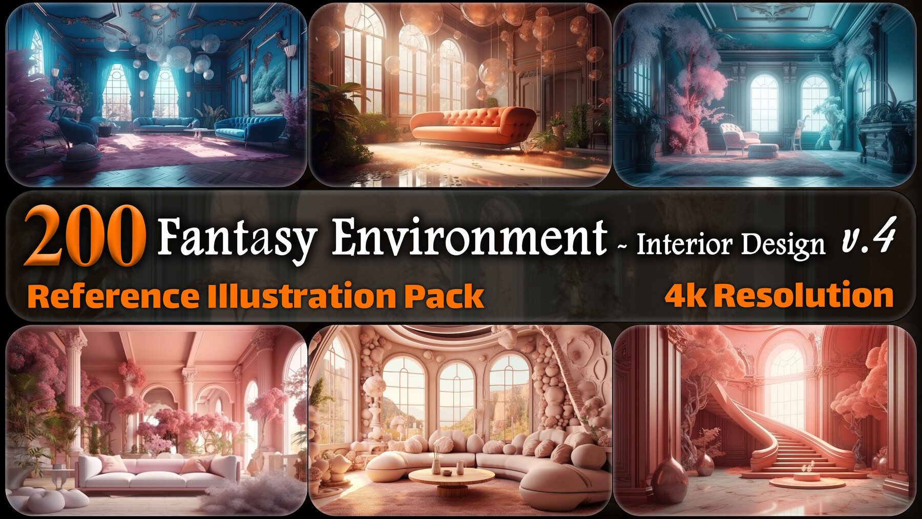 ArtStation - 200 Fantasy Environment - Interior Design Reference Pack ...