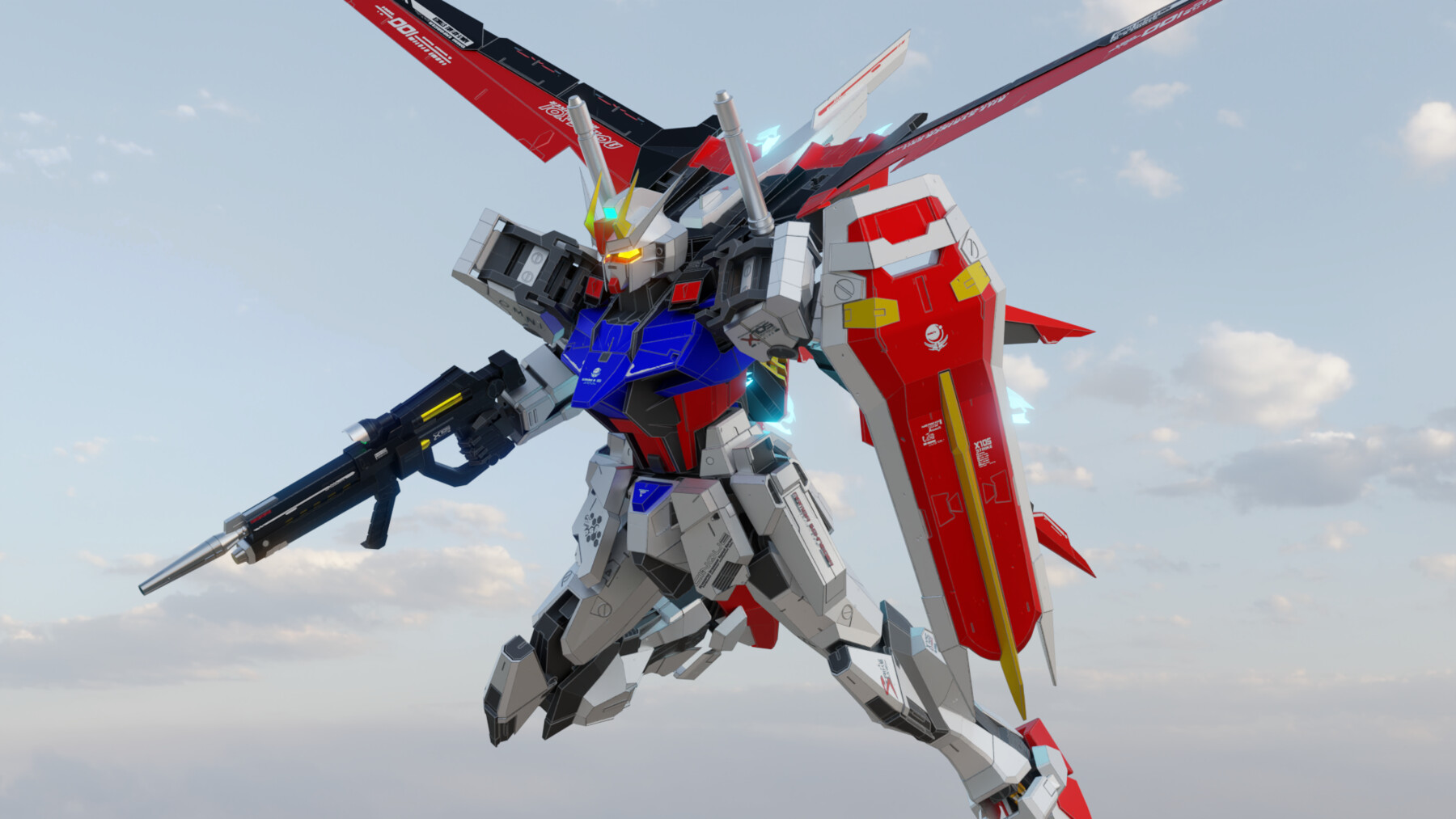 ArtStation - Aile Strike Gundam | Resources