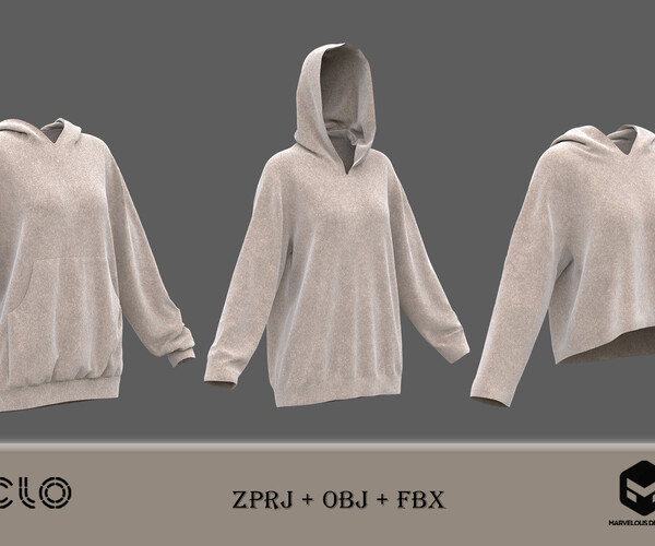 ArtStation - 3 Hoodies | Game Assets