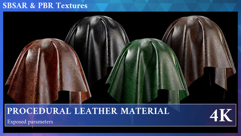 PROCEDURAL LEATHER MATERIAL 4K