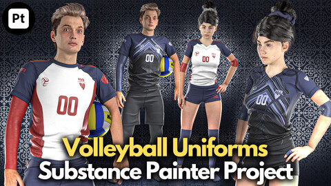 Volleyball No.1: Substance Painter Project