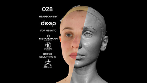 European Female 20s head scan 028