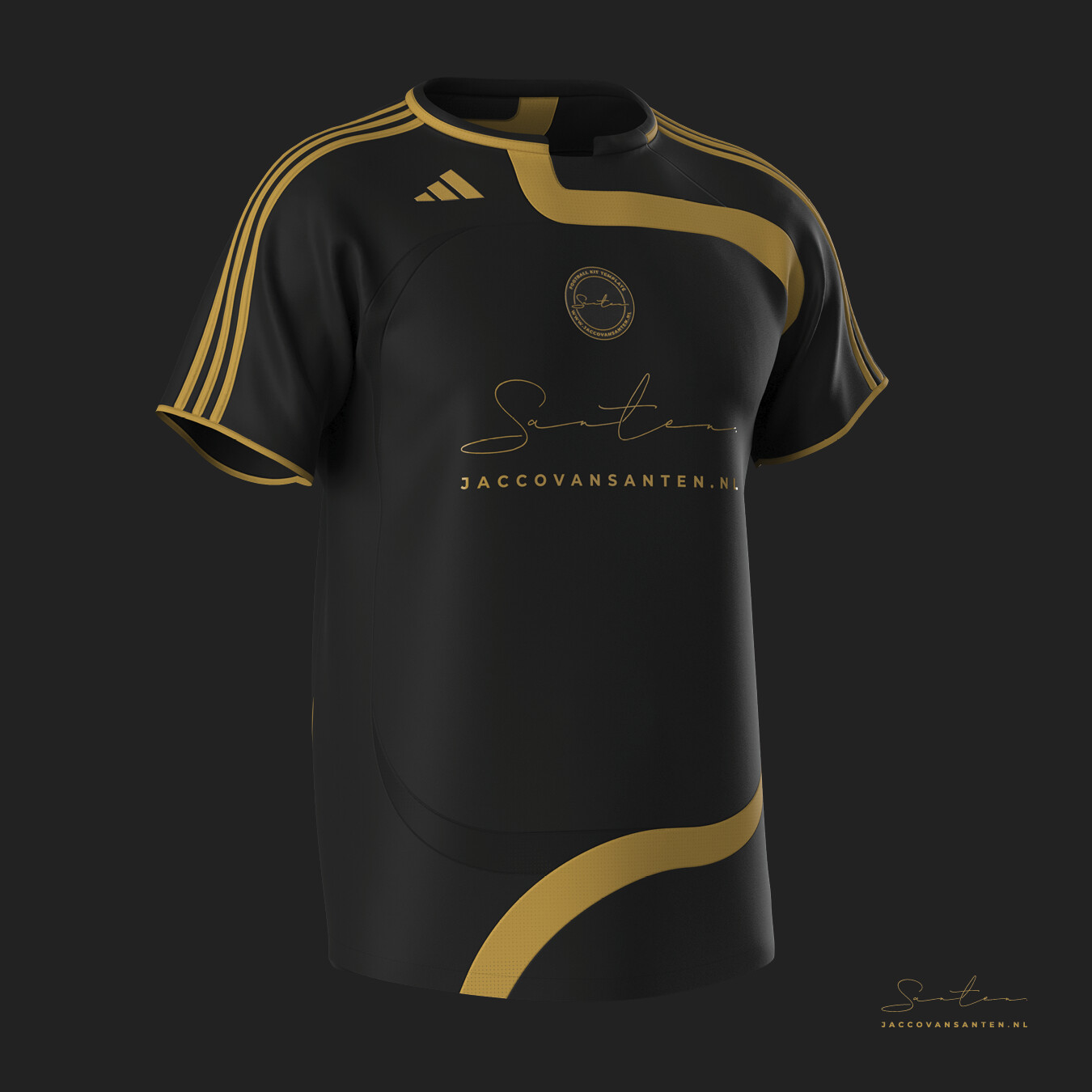 Puma Ultraweave Football Shirt for CLO3D-Marvelous Designer 3D model