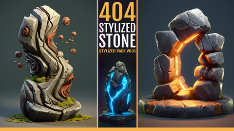 404 Stylized Stone References