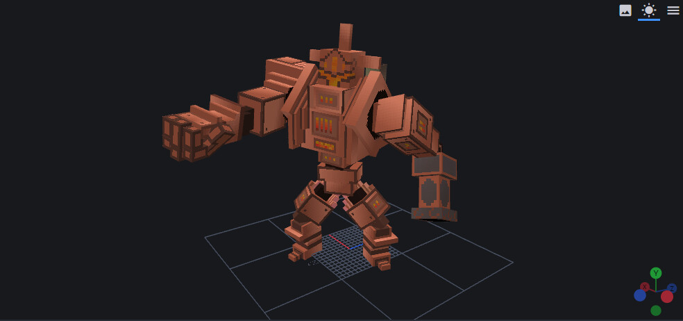 ArtStation Furnace Golem Resources   File 