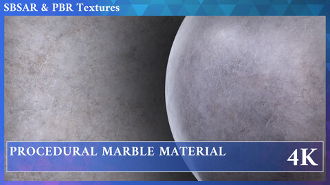 PROCEDURAL WHITE MARBLE MATERIAL