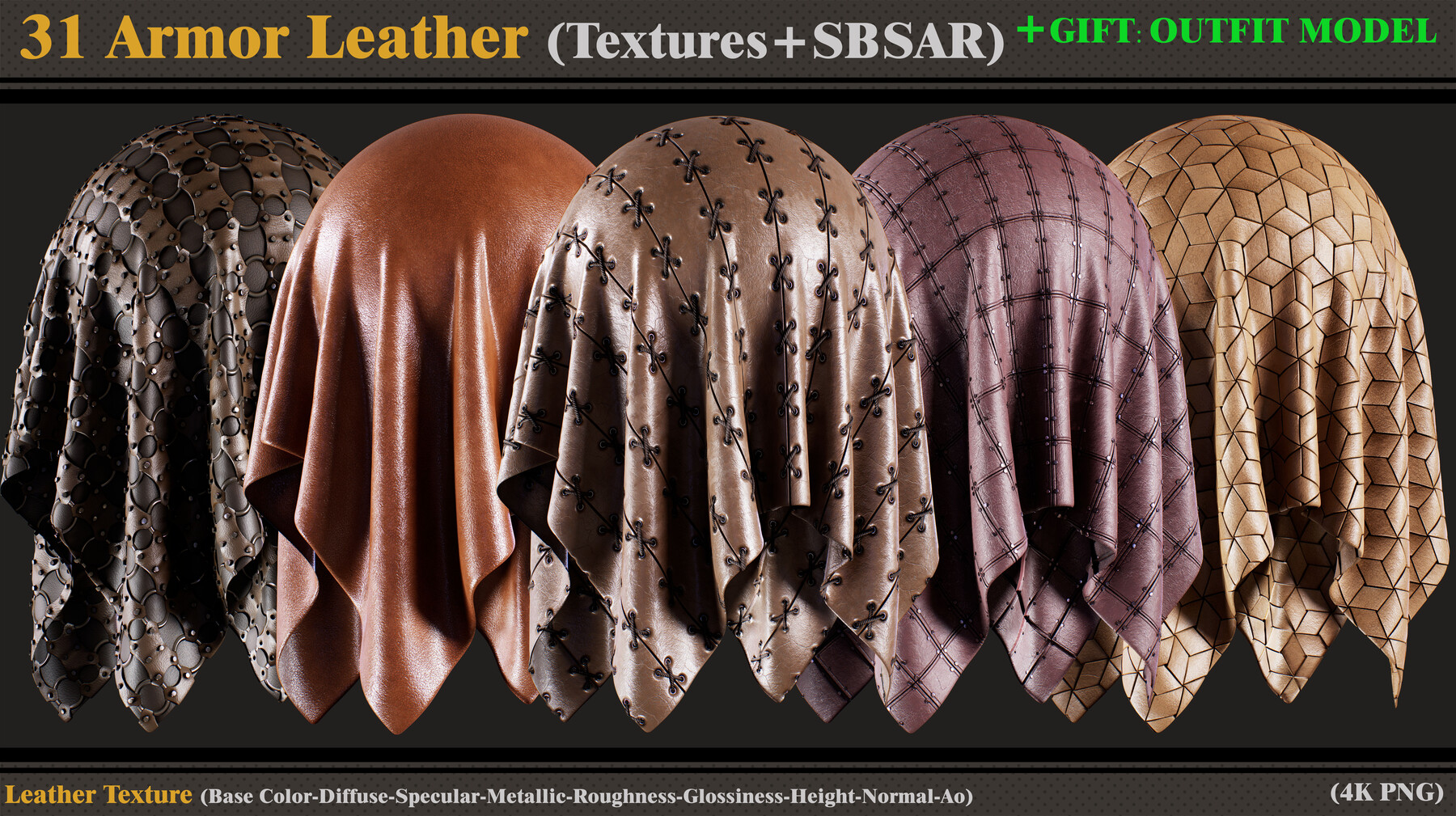 Fashion Editorial Futuristic Fashion Leather Outfit · Creative Fabrica