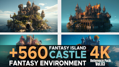 +560 Fantasy Island Castle (Fantasy Character) Vol.03