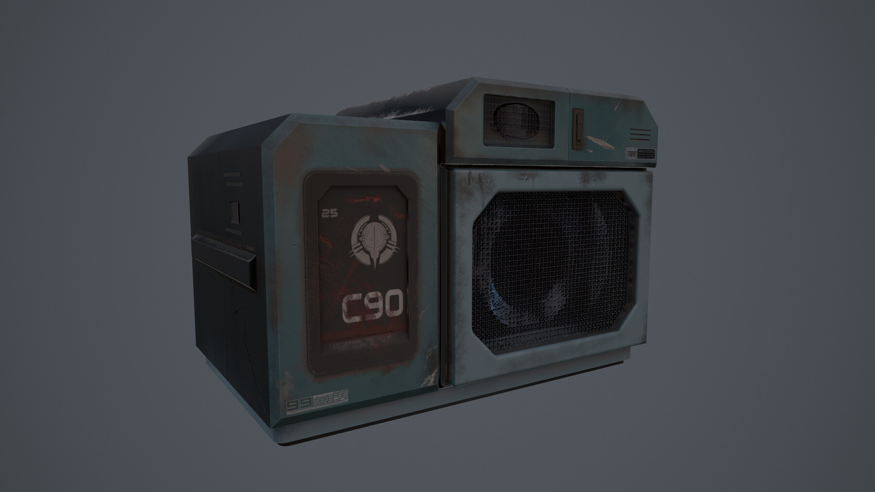 ArtStation - Cyberpunk Generator Part | Game Assets