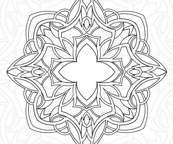 ArtStation - Anti-stress colouring book | Artworks