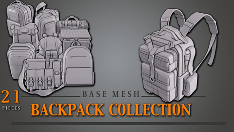 Backpack Collection - BaseMesh