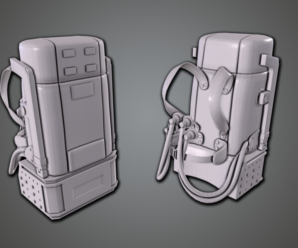 ArtStation - Backpack Collection - BaseMesh | Game Assets