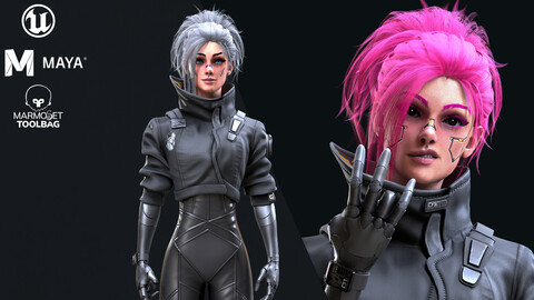 Cyberpunk Girl 2 - Game - Ready