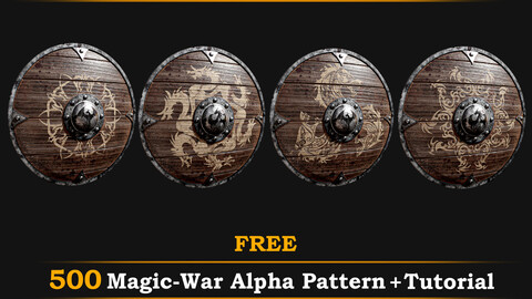 500 Magic-War Alpha Pattern+Tutorial FREE