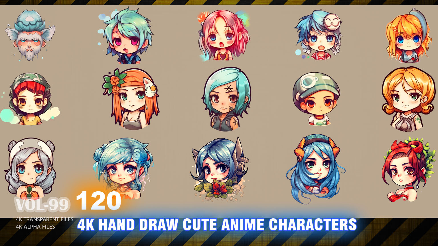 Cute Custom Anime Profile Pictures / Twitch Icons / Character 