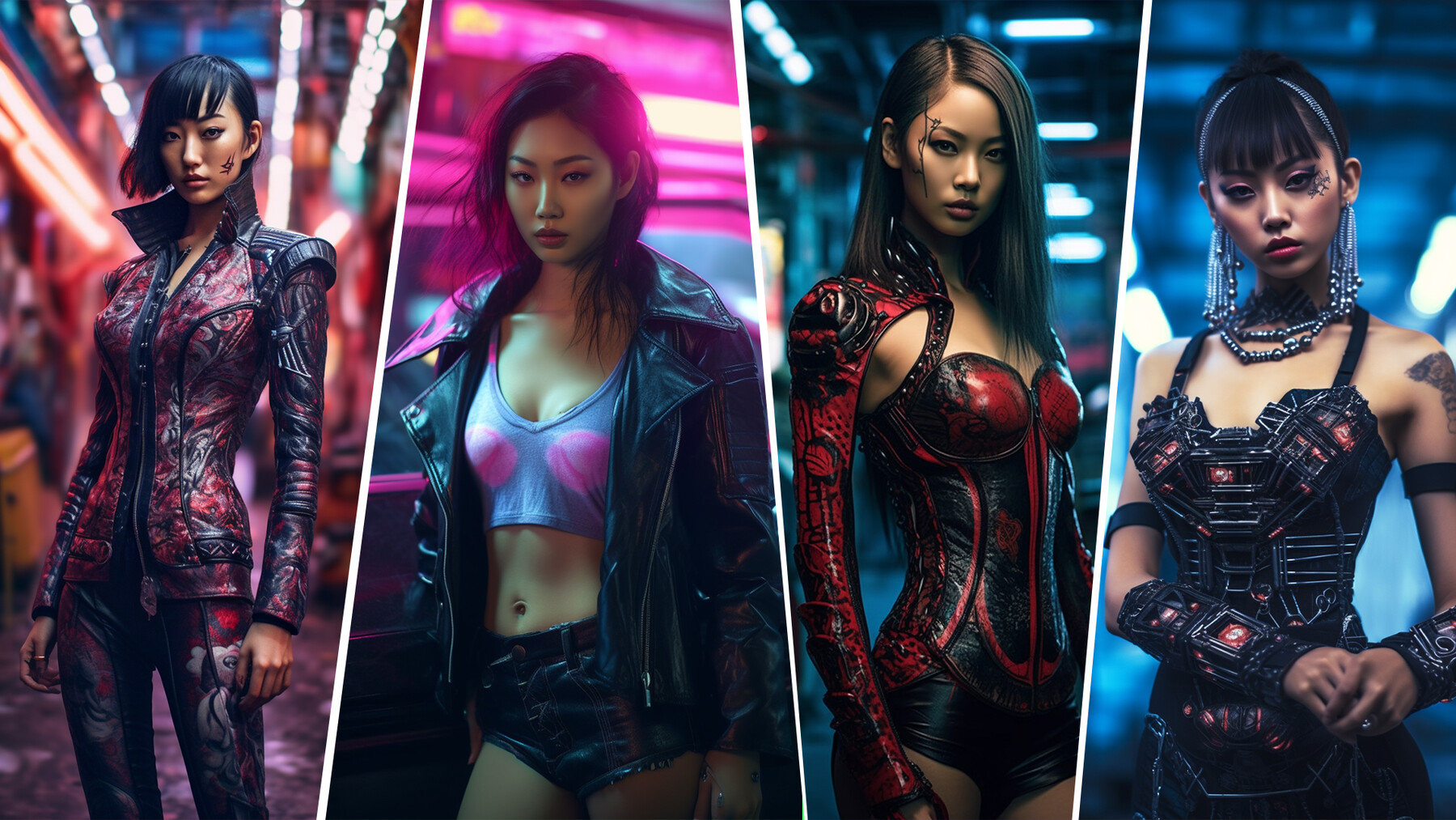 ArtStation - Chineese Cyberpunk Woman VOL.01 | 4K Reference Images ...