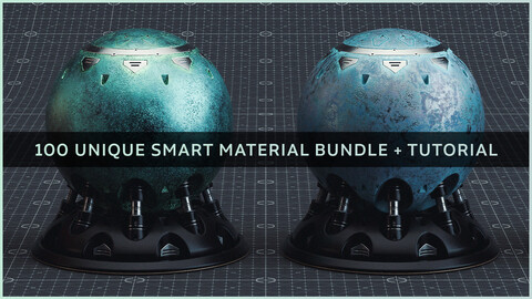 100 Smart Material Bundle + Tutorial + Unique Materials