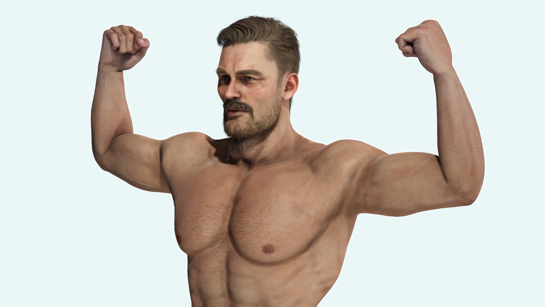 Gym Bro - Giga Chad- Muscular man fitness crossfit