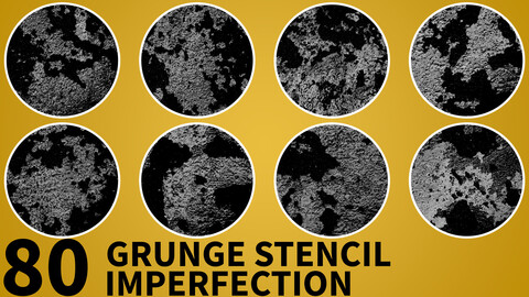 High Quality Useful Grunge Stencil Imperfection vol.6