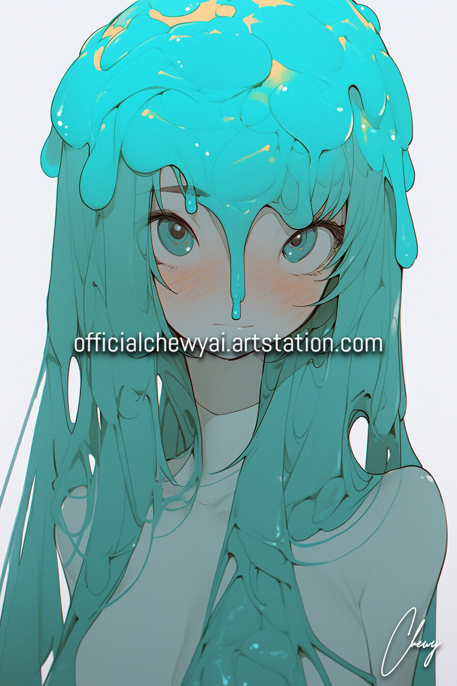 ArtStation - Slime Girls  Artworks