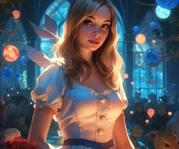 Enter the enchanting world of Alice in Wonderland with this