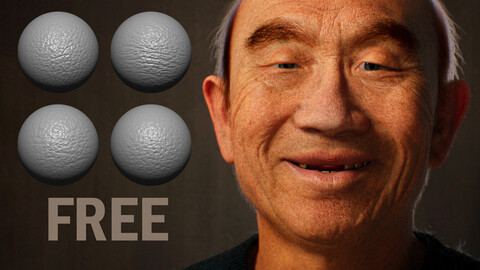 FREE High Resolution Skin Brushes 30 For Zbrush