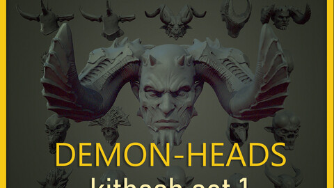 Demon Head Kitbash IMM VOL. 1