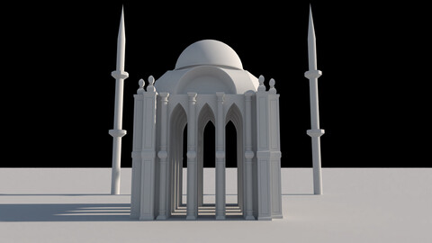 Mesquita fantasy sacred temple
