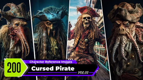 Cursed Pirates VOL.02 - 4K Reference Images