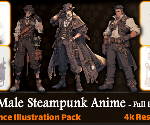 steampunk anime costume