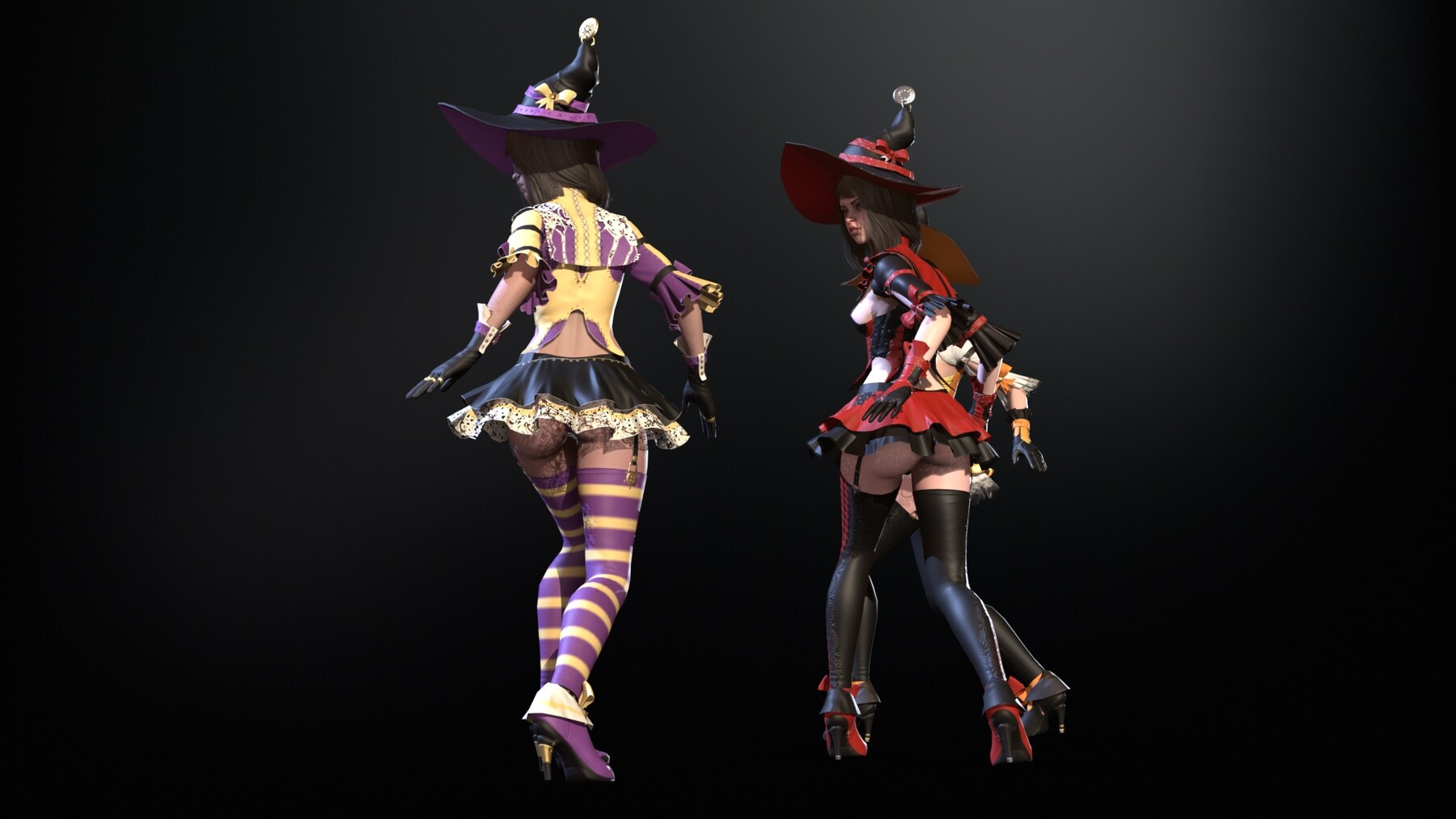 Artstation Witch2 Game Assets