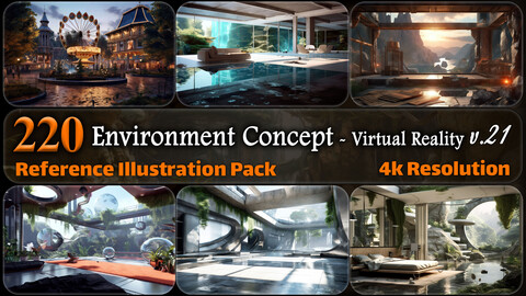 220 Environment Concept - Virtual Reality Reference Pack | 4K | v.21