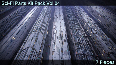 Sci-Fi Parts Kit Pack Vol 04 Column
