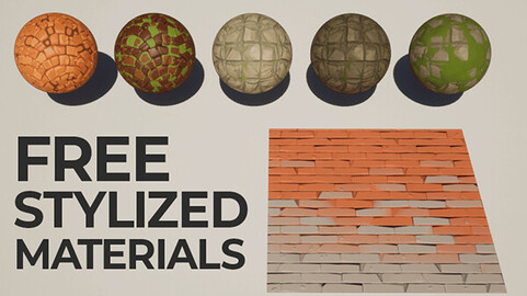 Stylized Textures Wall & Ground + .sbs
