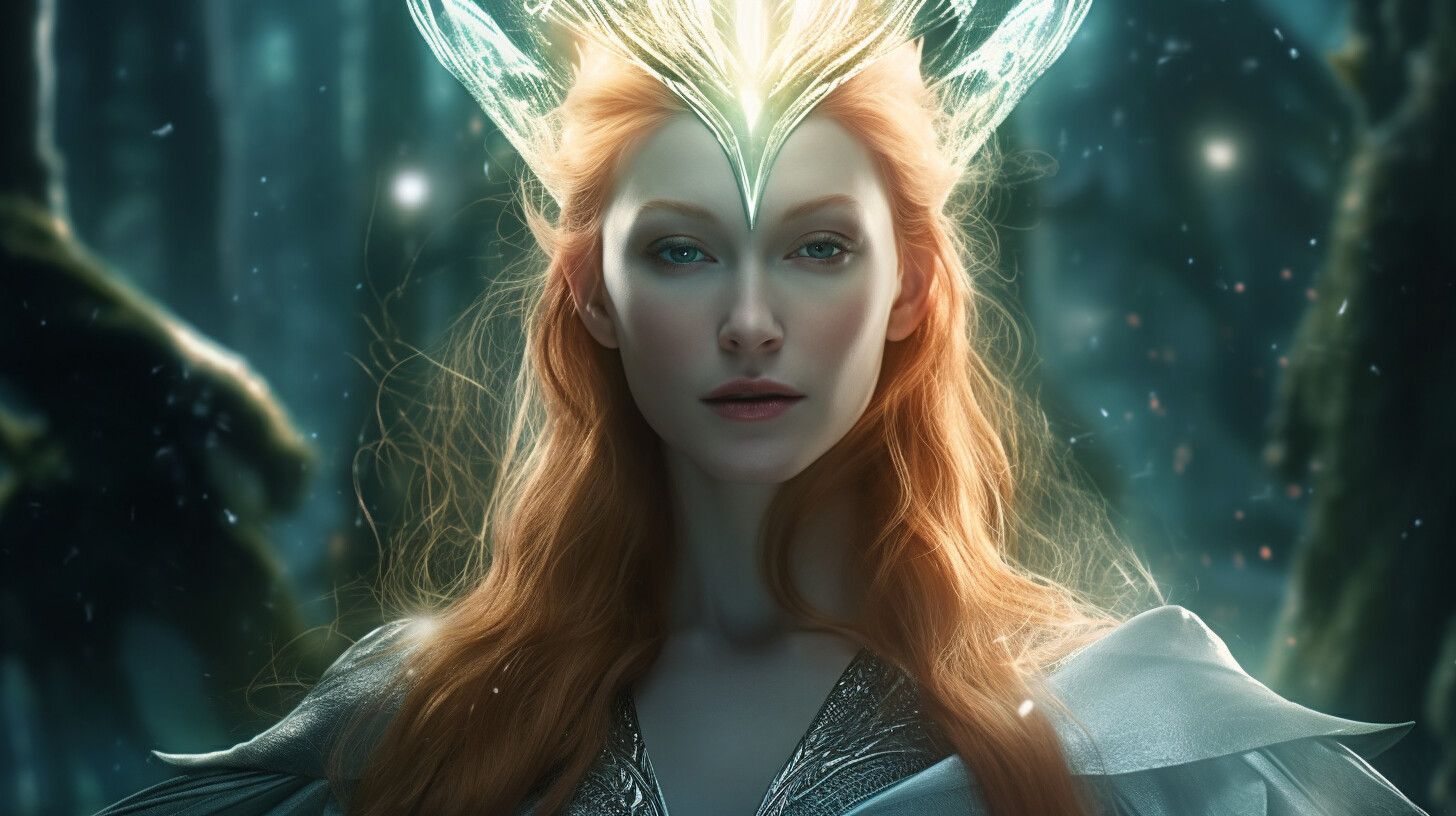 ArtStation - Galadriel-inspired Futuristic Elves | Artworks