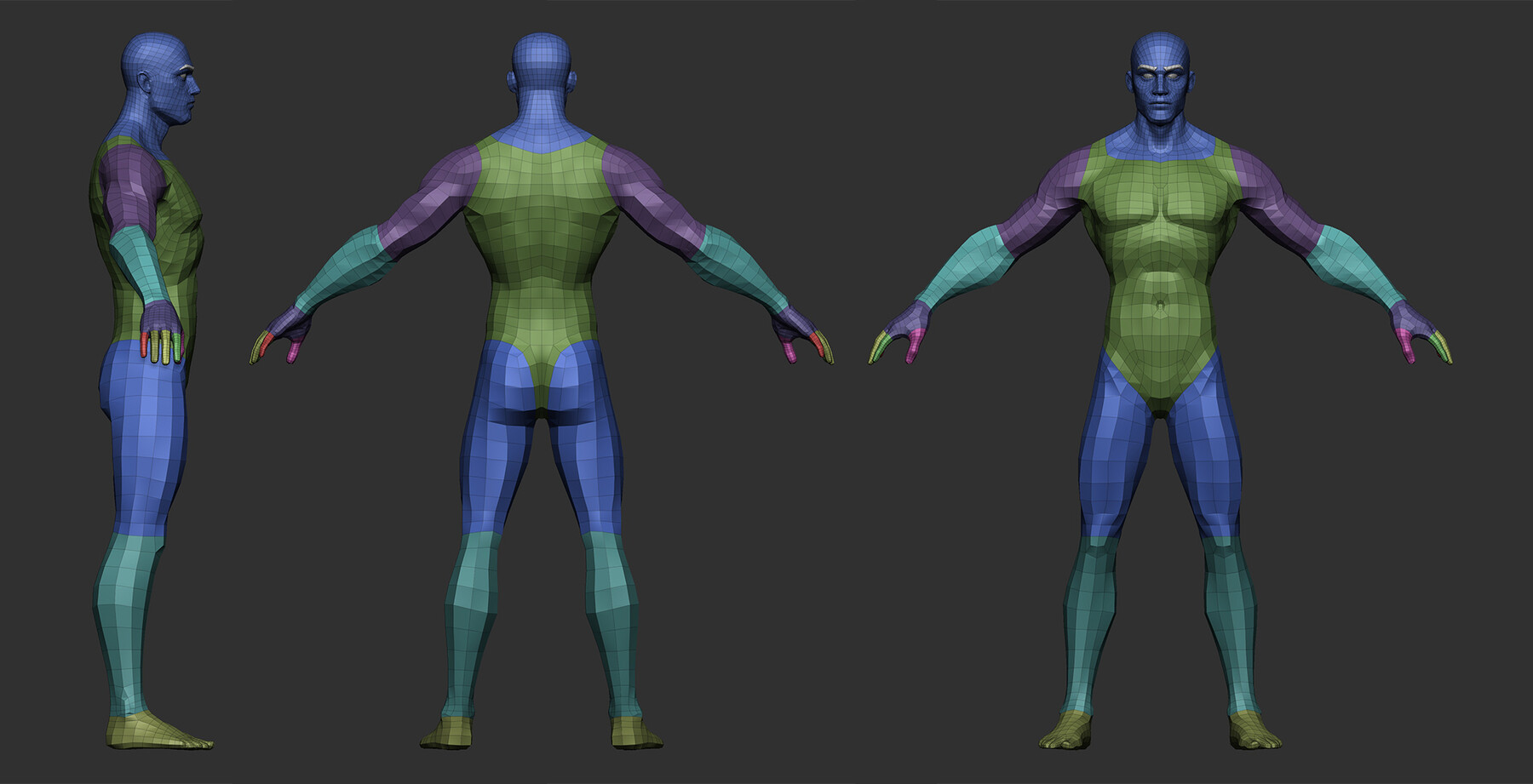 ArtStation - Male Stylized Basemesh | Resources