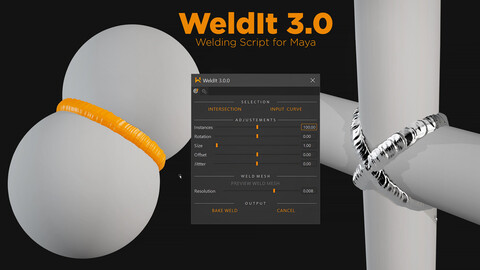 Script - WeldIt 3.0 for Maya