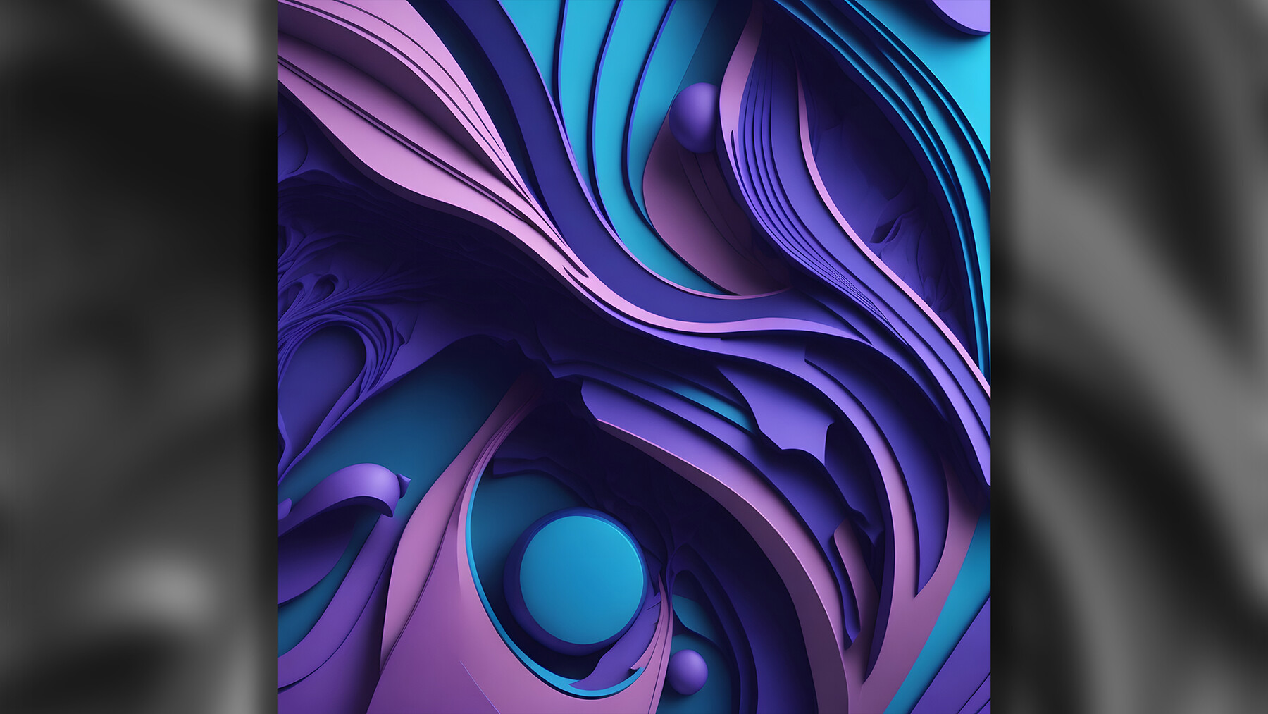 Artstation - Abstract Background With Flowing Geometric Patterns [ Ai 